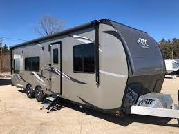 Maybe you would like to learn more about one of these? 2019 Atc Toy Hauler 28 Front Bedroom Pewter Color With Black Trim Youtube