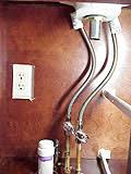 sink supply and drain plumbing