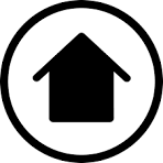 Icono Casa Encerclada simple PNG transparente - StickPNG