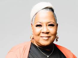 Carolyn Wright singing “For Every Mountain” at the Gathering at River  concert at the National Baptist Convention, USA, Inc.