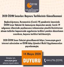 Ösym hakkında tün haberler için aramıza katılın. Osym On Twitter 2020 Osym Sinavlari Basvuru Tarihlerinin Guncellenmesi Https T Co Tpjkbavzf4