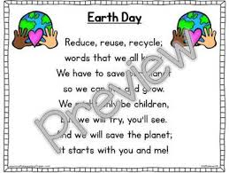 Kids learn easily through rhyming words and earth day poems. Interactive Pocket Chart Poem Builder Earth Day By Alessia Albanese