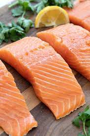 Because shrimp and krill are a salmon's main feed, their natural pigment is then processed by salmon's digestive system and ti stains their flesh. Types Of Salmon Jessica Gavin
