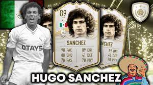 This is his icon / legend card. 89 Icon Hugo Sanchez Player Review Best Value Icon Stricker Fifa 21 Ultimate Team Youtube