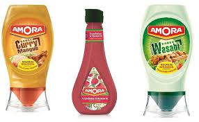 Sauces Amora Mangue Curry Framboise Romarin Wasabi Amora Mai 13 Alimentaire Romarin Mangue