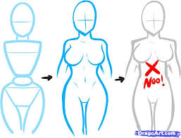 How To Draw Female Anime Female Anime Step By Step Anime Females Anime Draw Japanese Anime Dr Drawing Anime Bodies Body Drawing Tutorial Drawing Tutorial