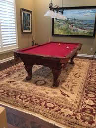 Pool Table For Downstairs With Hand Knotted Wool Rug Mdk Pool Table Billiard Table Home Decor