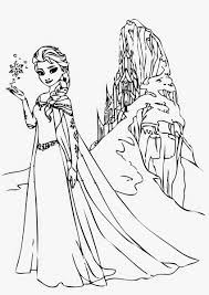 Whether you are home for fun, a snow day or just looking for something awesome to watch, let's princess elsa & princess anna stand with olaf, kristoff and sven in front of a snowy forrest in this adorable frozen 2 coloring page from disney. Free Printable Elsa Coloring Pages For Kids Best Coloring Pages For Kids