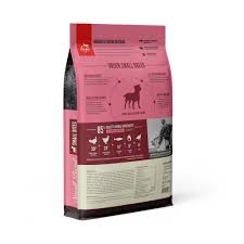 If you plan to feed your dog a mixture of wet and dry foods, cut the amount of dry food in half and substitute it with the same volume of wet food. Orijen Small Breed Grain Free Dry Dog Food 10 Lb Millville S Pet Stop