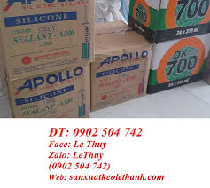 CẦN TÌM ĐẠI LÝ PHÂN PHỐI KEO APOLLO A300, A500, A600 TRONG, TRẮNG SỮA, XÁM,  ĐEN