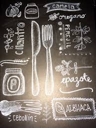 Spices Chalk Illustrations
