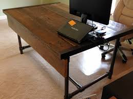 Epoxy resin desk from our crafty mom. Easy To Build Reclaimed Wood Desk Projects Simplified Building