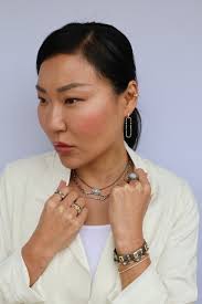 Armenta 18K Yellow Gold and Grey Rhodium Finish Sterling Silver Pave  Paperclip Link Necklace