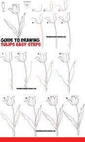 Check spelling or type a new query. How To Draw Tulips Easy Guide To Drawing Tulips From Side From Above And As Young Buds How To Draw Step By Step Drawing Tutorials