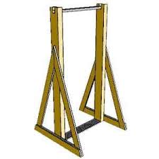 Barre De Traction Maison Sur Portique En Bois Bricole Barre De Traction Maison Barre De Traction Traction Musculation