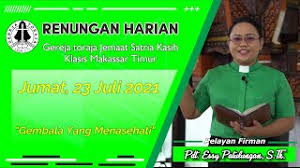 * * * dilarang mengutip atau memperbanyak materi renungan harian tanpa seizin penerbit (yayasan gloria) anda diberkati melalui renungan harian? Renungan Harian Jumat 23 Juli 2021 Youtube