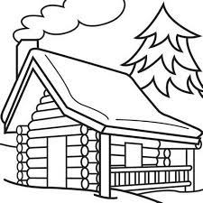 Printable house coloring pages, coloring sheets and pictures for kids, children. Log Cabin Woods Coloring Pages Coloring Pages Cabin Art Coloring Book Pages