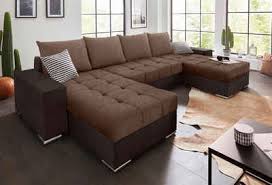 Ecksofa mit schlaffunktion wohnlandschaft couch polstercouch grau braun salsa 05. Wohnlandschaft In Braun Online Kaufen Otto