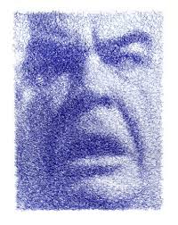 Programmer/artist creates algorithmic portraits composed of a single line