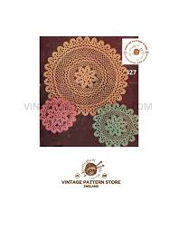 50s Doily Crochet Pattern Crochet Lace Doily Patterns Silk Doily Patterns Large Medium Small Doilies Crochet Pa Crochet Patterns Doily Patterns Lace Doilies