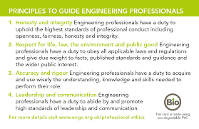 We literally create the things that make the world work, and without us ethics in engineering has been debated in the past, but what it boils down to is this: Engineering Council