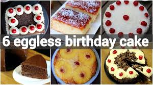 Layer cake from a mix. 6 Eggless Birthday Cake Recipes Homemade Celebration Cakes Eggless Cake Recipes Youtube