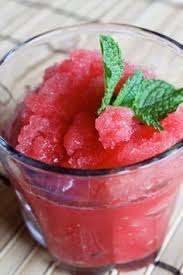 Granite De Pasteque Au Thermomix Recette Thermomix Recette Sorbet