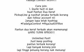 Pantun memiliki banyak jenis diantarannya pantun nasehat, pantun agama, pantun jenaka, dan pantun percintaan. Pickup Line Cinta Pantun