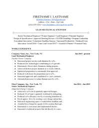 If you need professional help with completing any kind of homework, success essays is the right place to get it. Lead Mechanical Engineer Resume Example Free Download