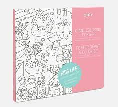 This is the biggest coloring project. Giant Coloring Poster Kids Life