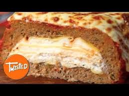 Lasagna Stuffed Meatloaf Twisted Twisted Recipes Recipes Food