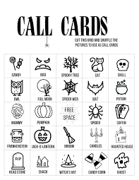 Free printable halloween bingo cards for a quick and fun halloween activity for the whole family. Halloween Bingo Printable Game Cards Template Paper Trail Design