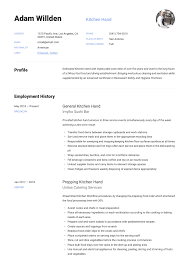 A cover letter for the kitchen hand position highlights your interest in the prospective company in addition to your skills and experiences. Kitchen Hand Resume Writing Guide 12 Free Templates 2020