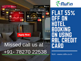 Get 55 Off On Hotel Booking Using Rbl Credit Card Credit Card Online Credit Card Application Rewards Credit Cards