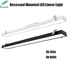 China 40w Linkable Led Wraparound Flushmount Linear Light 4ft Led Shop Light Led Wrap Light Led Linear Indoor Lights Led Puff Light Led Ceiling Light 4000k China Led Linear Trunking Light