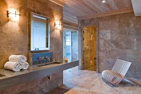 Save space in your home and use this multipurpose. Terrific Toronto Unique Chairs For Contemporary Bathroom Glass Shower Floating Vanity Chair Concrete Slab Rolled Up Towels Wall Sconce Curved