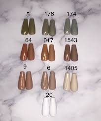 Earth Tone Glossy Or Matte Choice Press On Acrylic Nails Etsy Fall Acrylic Nails Matte Acrylic Nails Coffin Nails Designs