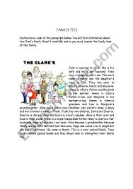 Family Ties Esl Worksheet By Anibo