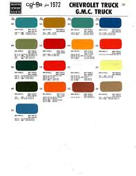 Original Color Of Your 1972 Truck