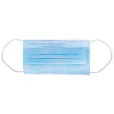 50 pack (pieces) disposable 3 ply medical grade face mask. Aire 3 Ply Non Medical Disposable Face Masks Blue 50 Pack Staples Ca