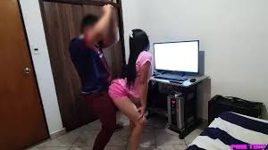 I Teach My Pretty Innocent 18 Year Old Girl to Dance Reggaeton Dembow I Rub  My Cock on Her Ass so She Can Feel it
