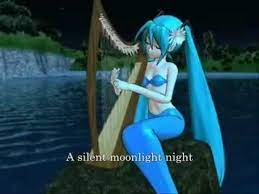 Hatsune Miku As A Mermaid Playing The Lever Harp Drawn Correctly Too Miku Hatsune Hatsune Miku