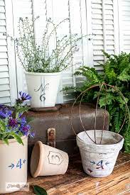 What does your dream garden look like? Transform Any Pot Into Charming Vintage Crock Plant Pots With This Stencil