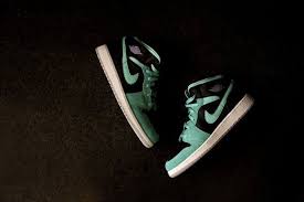 Black And Turquoise Jordans 1 Air Jordan 1 Mid Gs Turquoise Iron Purple Black Air Jordans Purple And Black Jordan 1