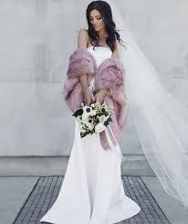 Sadie Faux Fur Shawl Winter Wedding Dress Wedding Dresses Winter Wedding Fur