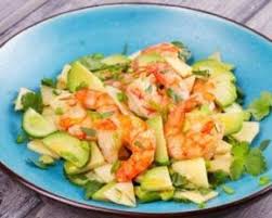 Recette De Salade Rapide D Avocat Pomme Et Crevettes Recette Salade Crevette Avocat Recette Salade Recette