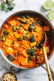 Breakfast is the most important meal of the day, so if you're willing to give up eggs but not breakfast as a meal, sub in tofu in your next morning scramble for the plenty of protein that's ready in no time. Vegan Thai Peanut Curry Making Thyme For Health