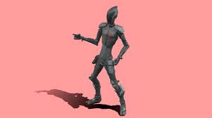 Borderlands Zer0 Figurine 3D Scan - 3D model by Arkify 3D (@arkify)  [4445761]