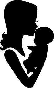 Anneler Gunu Baby Silhouette Silhouette Vinyl Silhouette