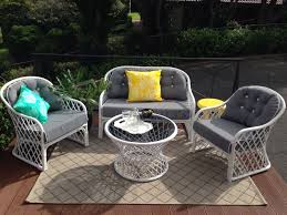Cane Lounge Suite Outdoor Furniture Cushions Outdoor Furniture Outdoor Wicker Furniture